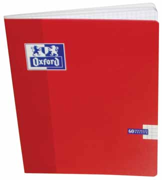 Schrift Oxford School karton A5 geruit 120blz assorti