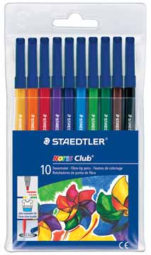 Viltstift Staedtler Noris 326 assorti (10)