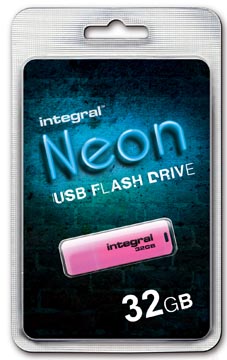 USB-stick Integral Neon 2.0 32GB roze