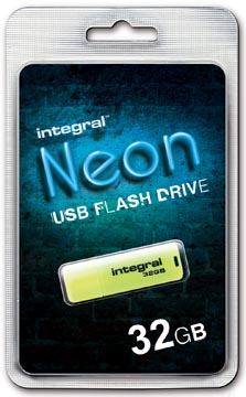 USB-stick Integral Neon 2.0 32GB geel