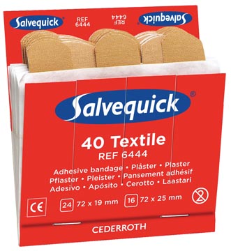 Navulling voor pleisterautomaat Salvequick 40 elastische pleisters (6)