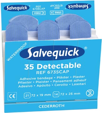 Navulling voor pleisterautomaat Salvequick (6x35)
