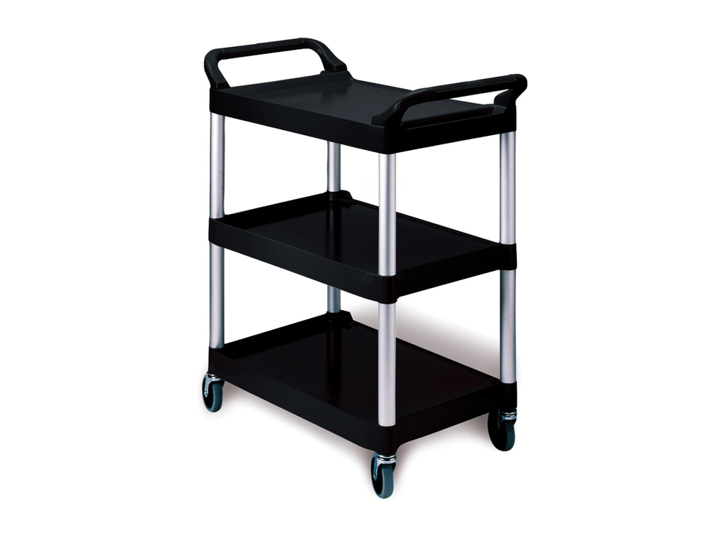Servicewagen Rubbermaid 854x473x959mm zwart