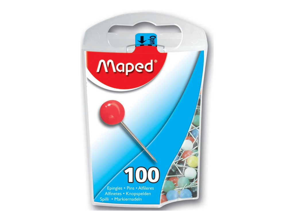 Signalisatiespelden Maped assorti (100)