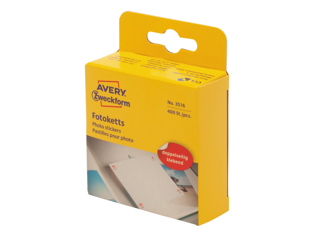 Fotokleefstrip Avery zelfklevend transparant (400)