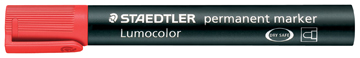 Permanent marker Staedtler Lumocolor 352 ronde punt 2mm rood