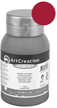 Acrylverf Talens artcreation 750ml karmijn