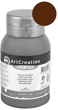 Acrylverf Talens artcreation 750ml omer gebrand