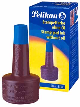 Stempelinkt Pelikan zonder olie 28ml blauw