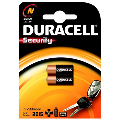 Batterij Duracell Security MN9100 N 1,5V (2)