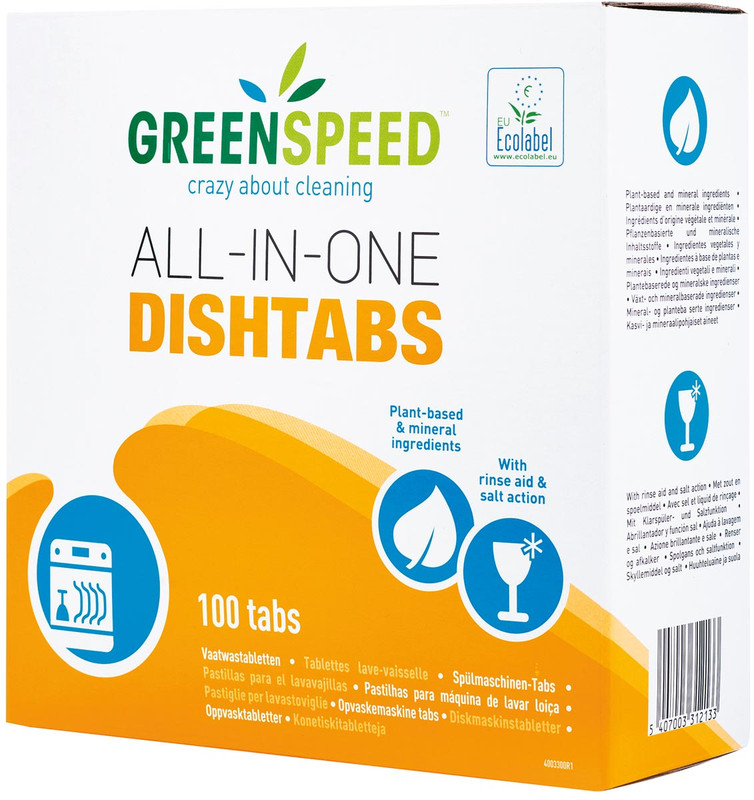 Vaatwastabletten Greenspeed All-In-One (100)