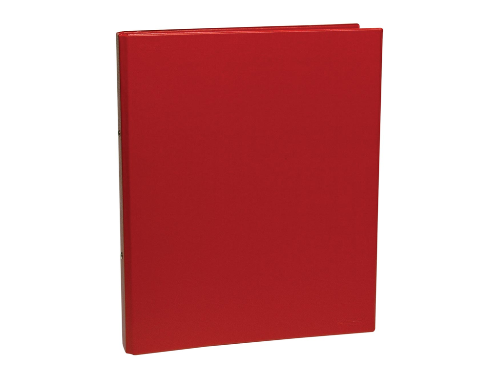 Ringmap Aurora PVC A5 2 O-ringen 25mm rug 40mm rood