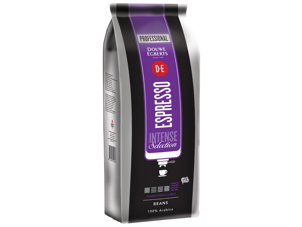 Koffiebonen Douwe Egberts Espresso Intense Selection voor automaten 1kg