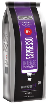 Koffiebonen Douwe Egberts Espresso Intense Selection voor automaten 1kg