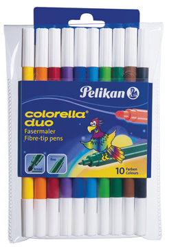 Viltstift Pelikan colorella duo assorti (10)