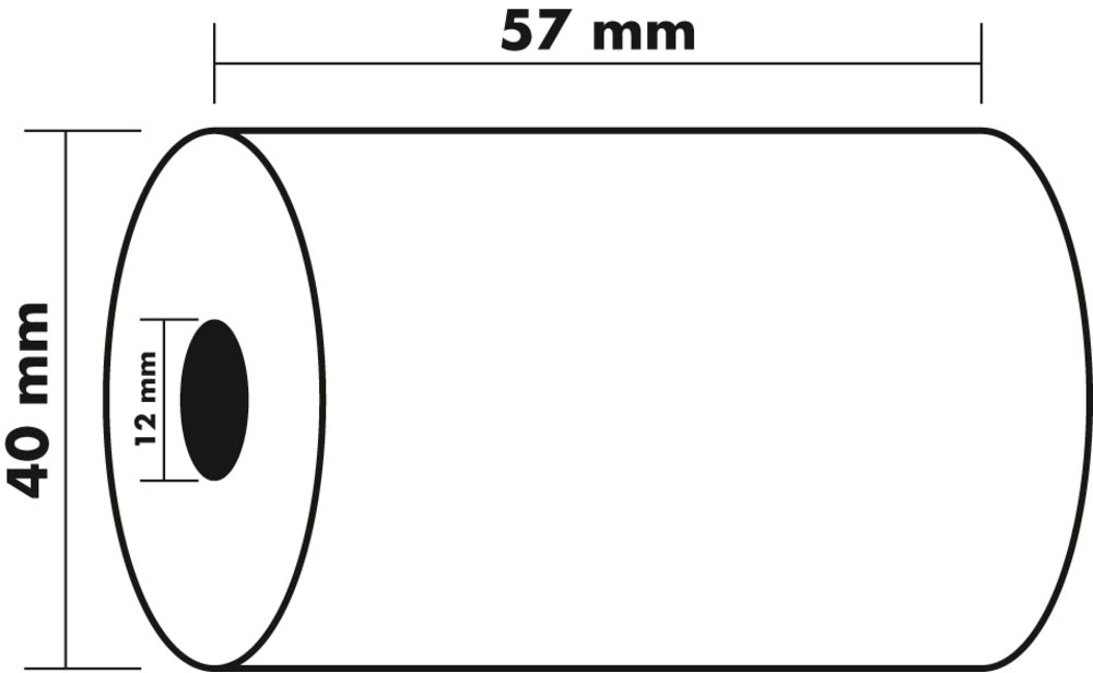 Thermische kassarol Exacompta 57x40x12 55g zonder bpa