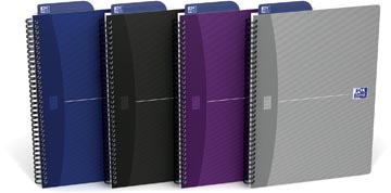 Spiraalschrift Oxford Office Essentials 176x250mm geruit 180blz assorti