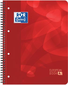 Spiraalschrift Oxford School Projectbook PP A4+ gelijnd 240blz blauw