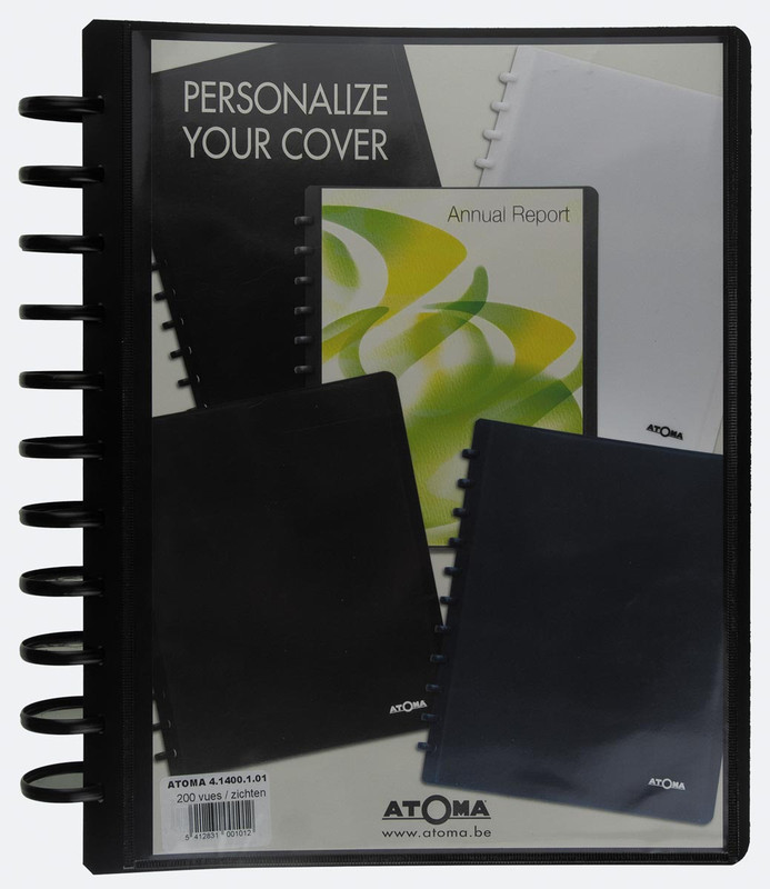 Personaliseerbaar showalbum Atoma PP A4 100 tassen assorti