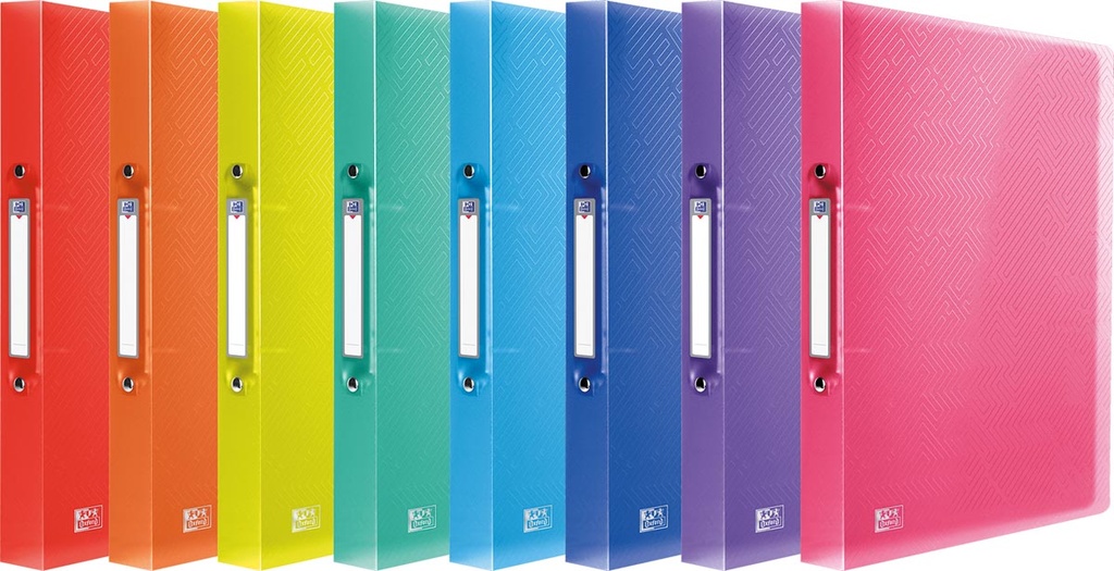 Ringmap Oxford Urban PP A4 2 O-ringen 30mm rug 40mm assorti