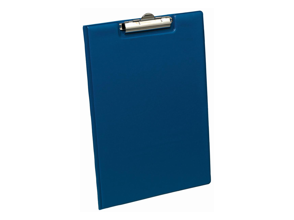 Klemplaat met overslag Elba Standaard PP A4 blauw