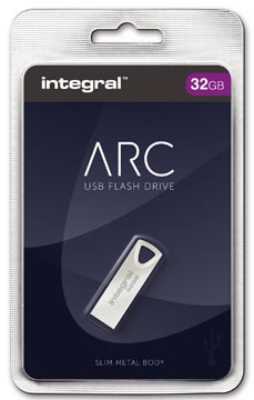 USB-stick Integral ARC 2.0 32GB zilver