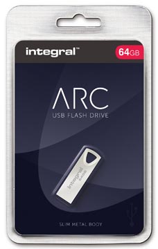 USB-stick Integral ARC 2.0 64GB zilver