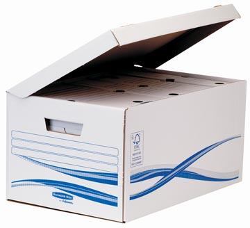 Archiefcontainer Fellowes Bankers Box Flip Top Maxi 26x52,6x35cm inclusief 6 archiefdozen