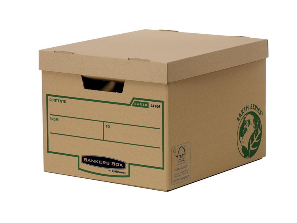 Archiefcontainer Fellowes Bankers Box Earth Series 26x37,5x32,5cm bruin