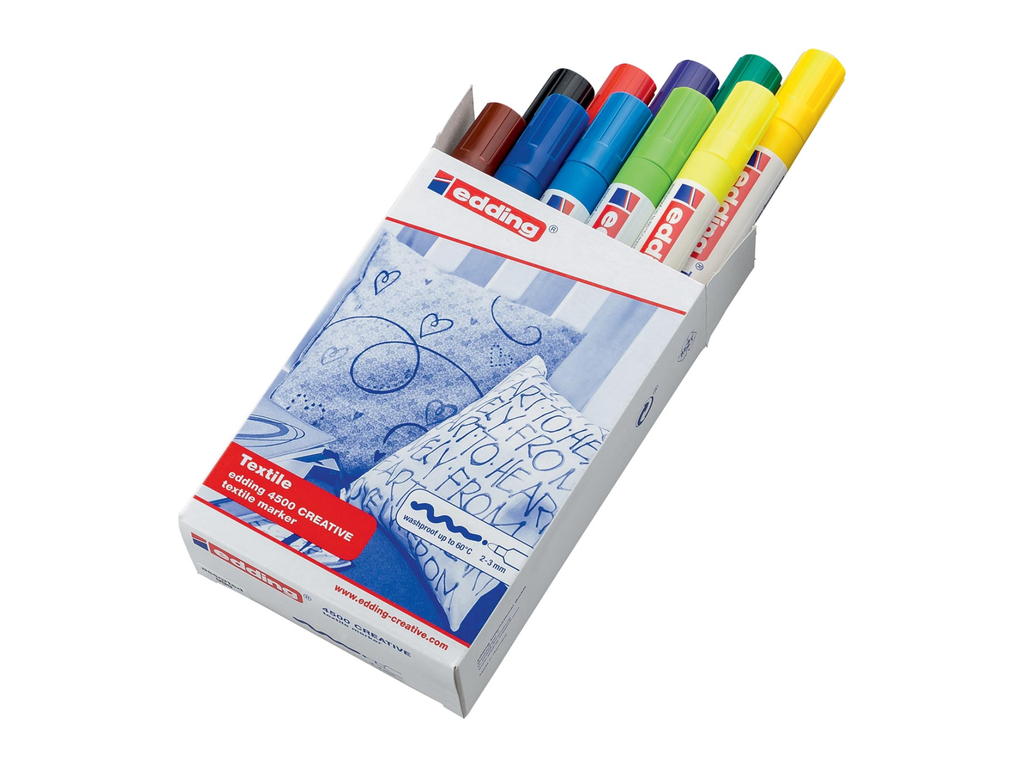 Textielstift Edding 4500 assorti basis (10)