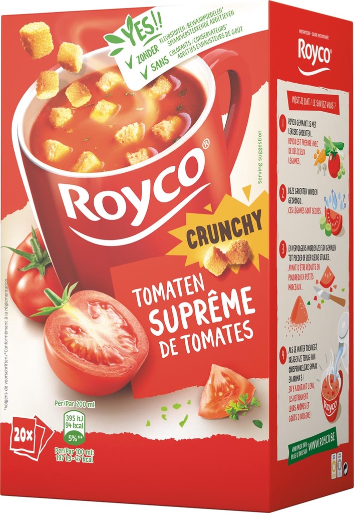 Minute soep Royco tomaten/korstjes (20)