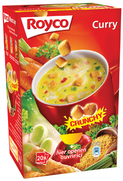 Minute soep Royco curry/korstjes (20)