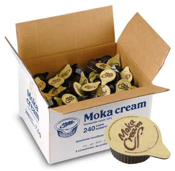 Melkcups geconcentreerd Moka cream 7,5ml (240)