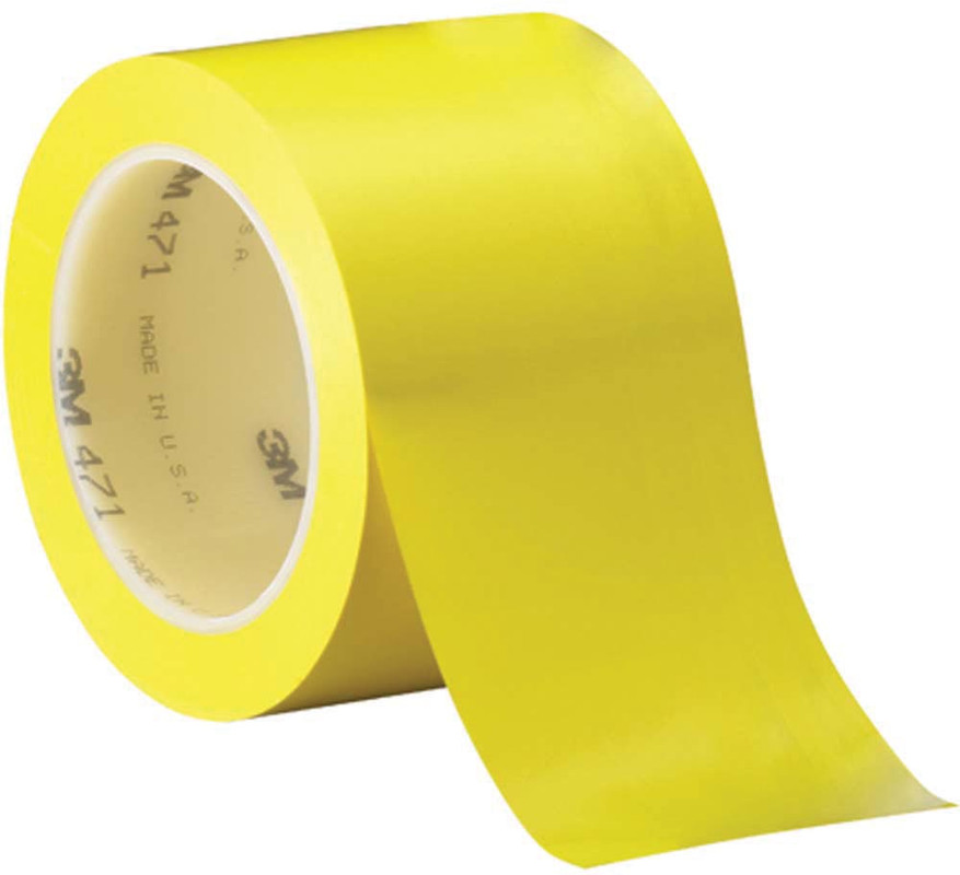 Vinyltape 3M 471 50mmx33m geel