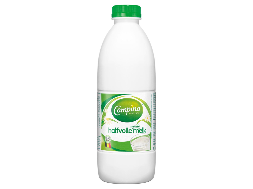 Halfvolle melk Campina PET 1L (6)