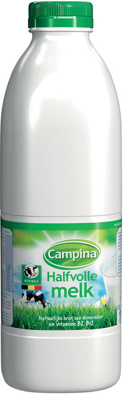 Halfvolle melk Campina PET 1L (6)