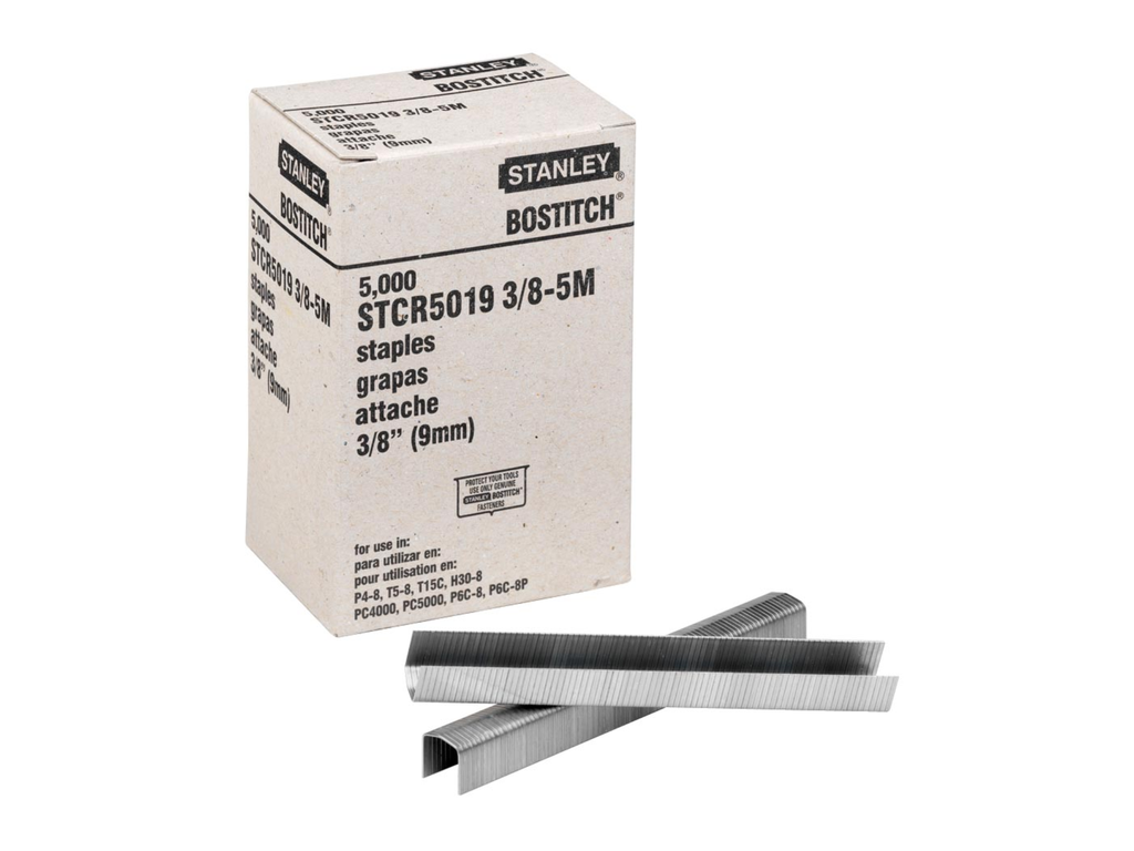 Nietjes Bostitch STCR501910E verzinkt 10mm (5000)