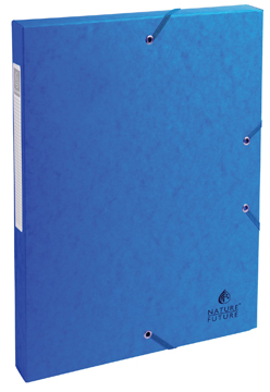 Elastobox Exacompta karton A4 rug 25mm blauw