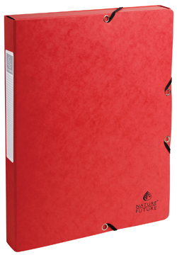 Elastobox Exacompta karton A4 rug 25mm rood