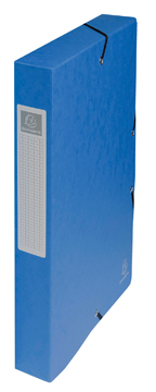 Elastobox Exacompta karton A4 rug 40mm blauw