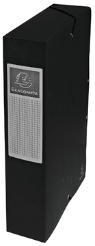Elastobox Exacompta karton A4 60mm zwart