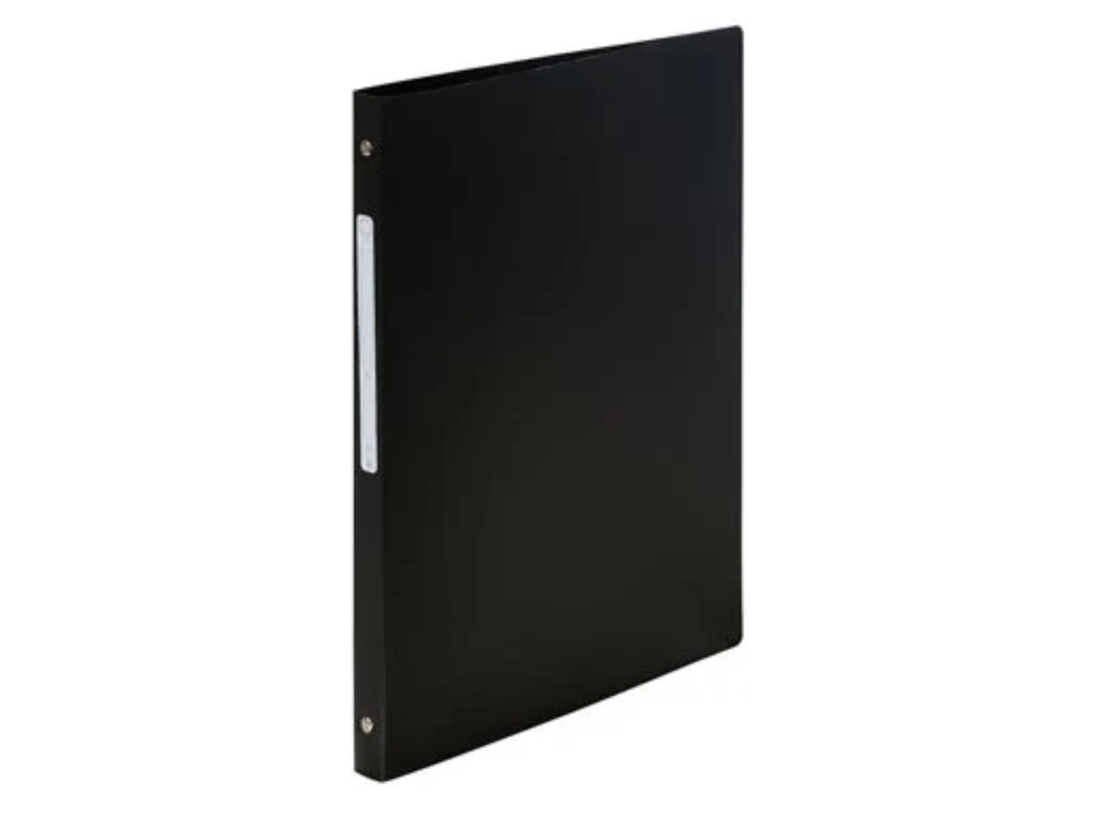 Ringmap Exacompta PP A4 4 O-ringen 15mm rug 20mm zwart