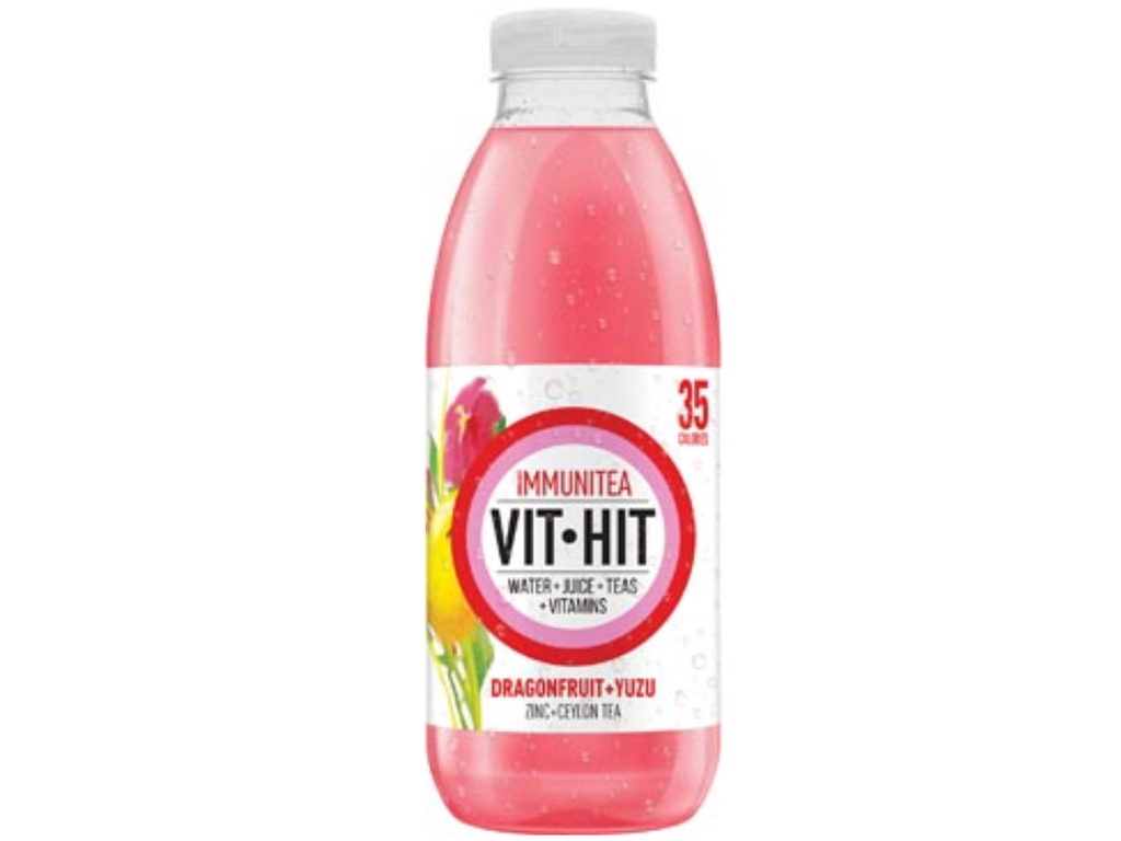 Vitaminedrank Vit Hit Immunitea Dragon Fruit 50cl PET (12)