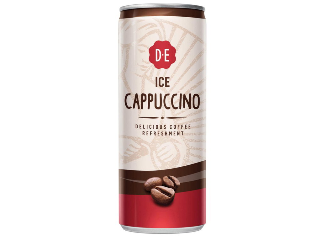 Ijskoffie Douwe Egberts Cappuccino blik 25cl (12)