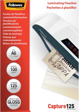 Lamineerhoes Fellowes Capture A6 2x125µ (100)