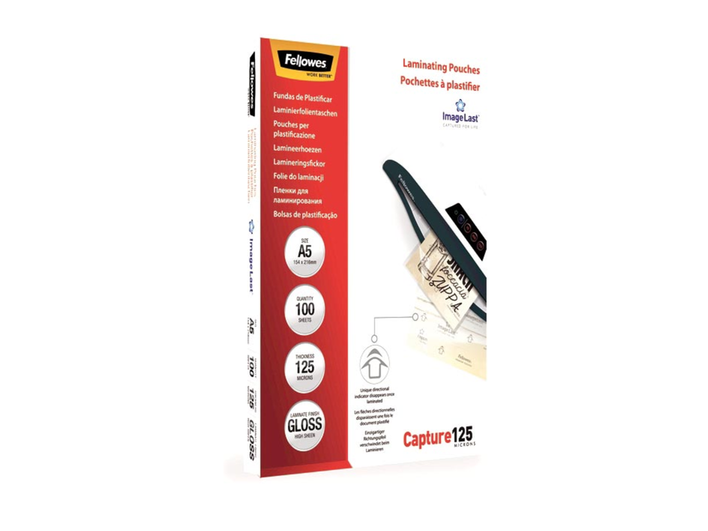 Lamineerhoes Fellowes ImageLast Capture A5 2x125µ (100)