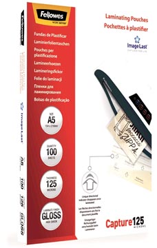 Lamineerhoes Fellowes ImageLast Capture A5 2x125µ (100)