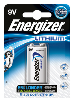 Batterij Energizer Lithium 9V