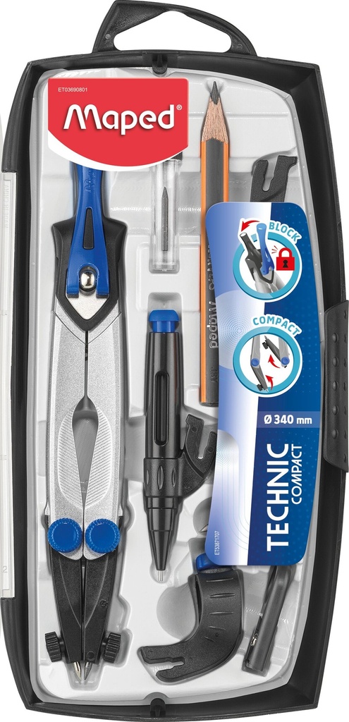 Passer Maped technic compact 7-delig