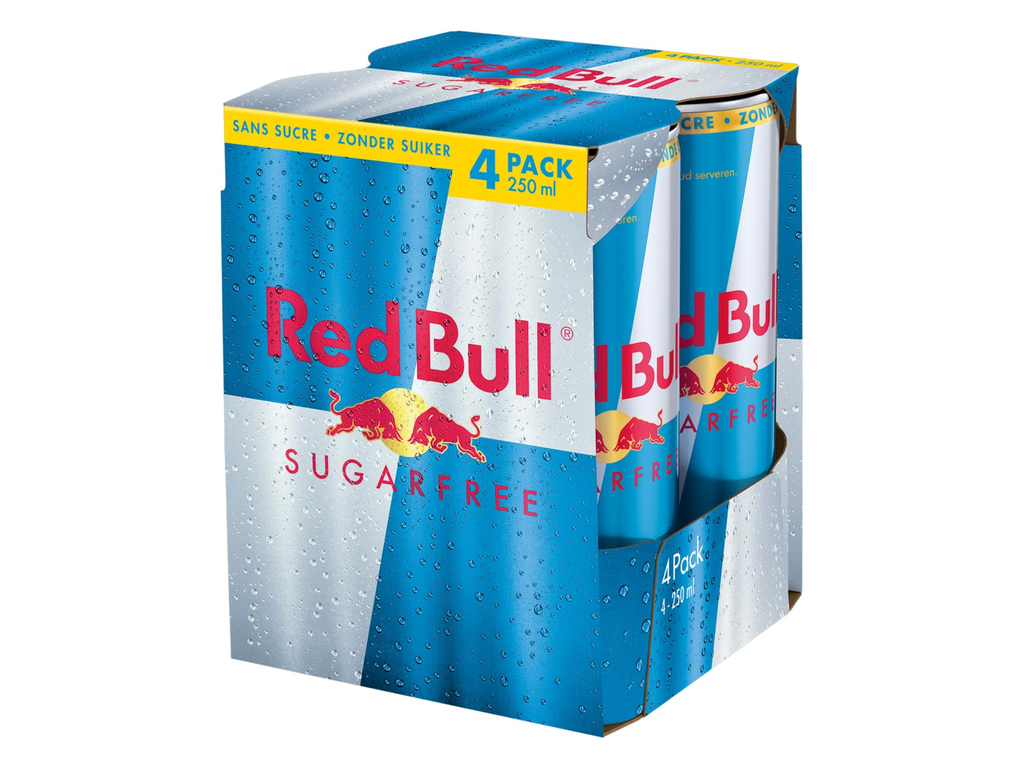 Energiedrank Red Bull Sugarfree blik 25cl (4)